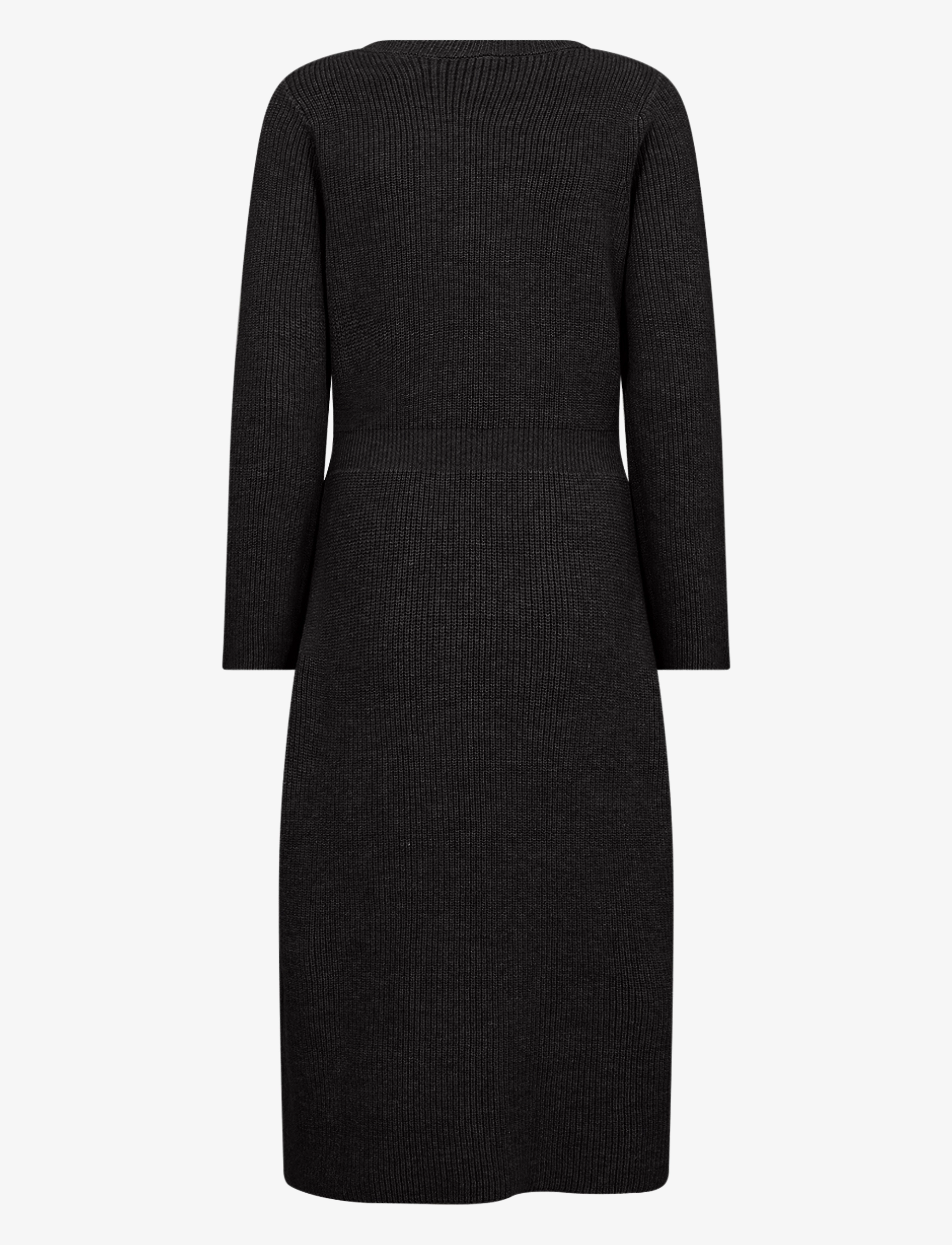 Soyaconcept - SC-ILIA - stickade klänningar - black - 1