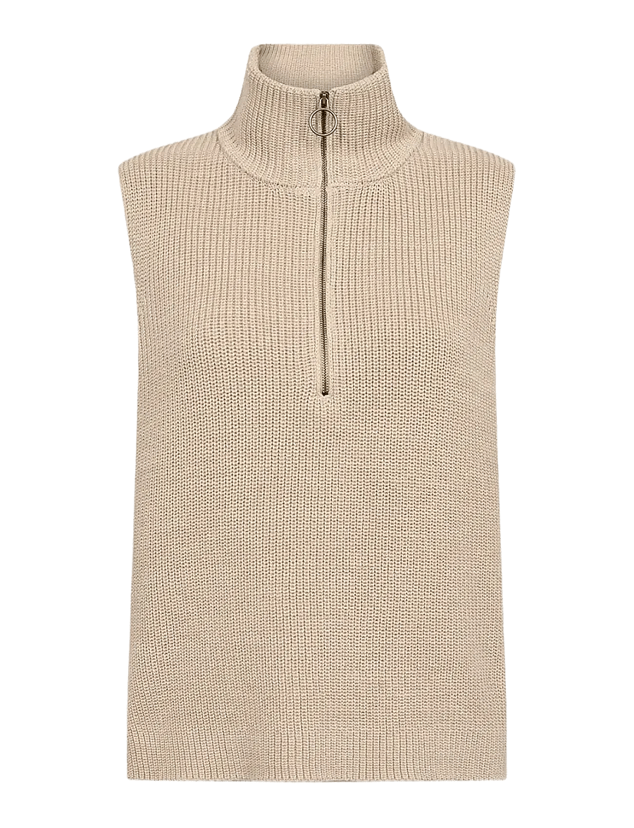 Soyaconcept - SC-JULIA - kootud vestid - sand - 1