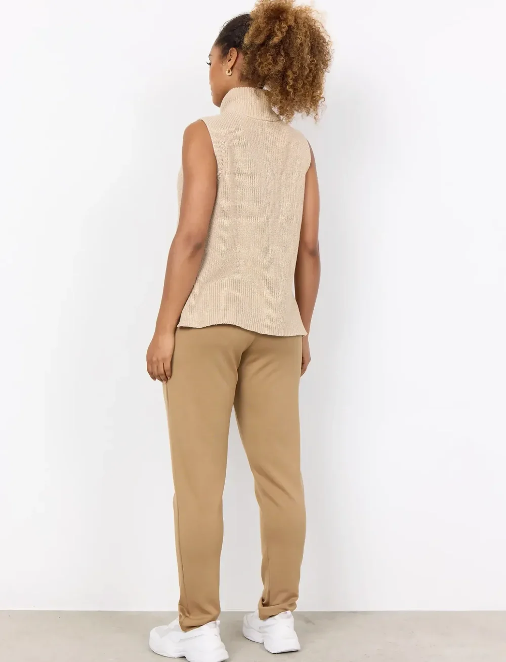 Soyaconcept - SC-JULIA - stickade västar - sand - 3