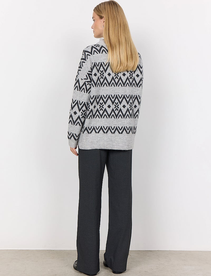 Soyaconcept - SC-NESSIE - weihnachtspullover - lt grey melange combi - 3