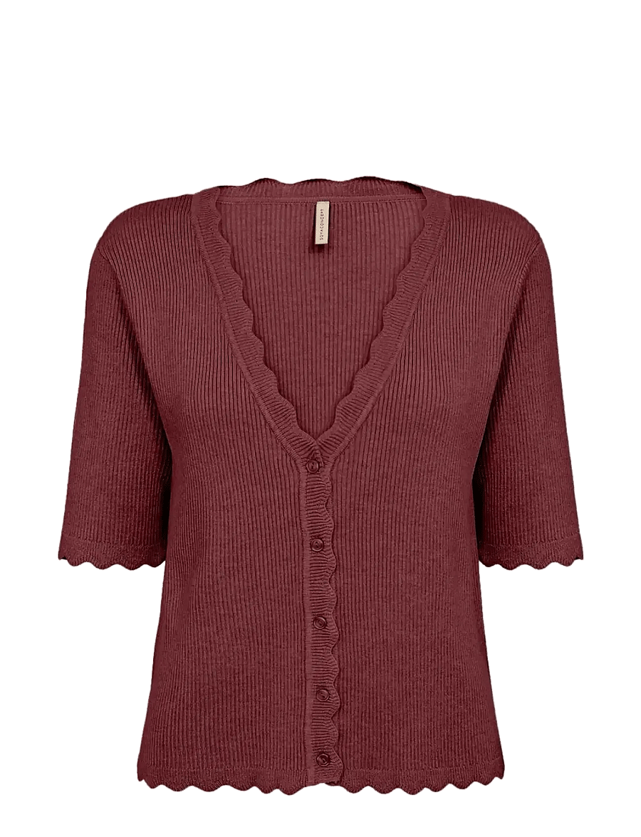 Soyaconcept - SC-DOLLIE - cardigans - 94985 oxblood red mel - 0