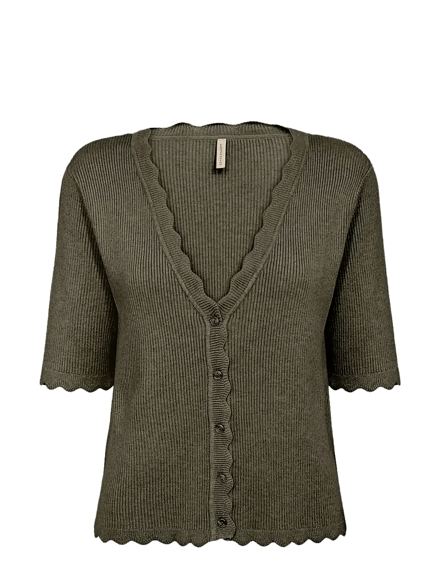 Soyaconcept - SC-DOLLIE - cardigans - 97920 dark army melange - 0