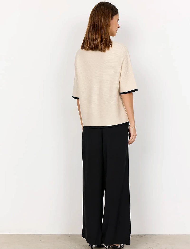 Soyaconcept - SC-DOLLIE - striktrøjer - 91620 cream melange - 3