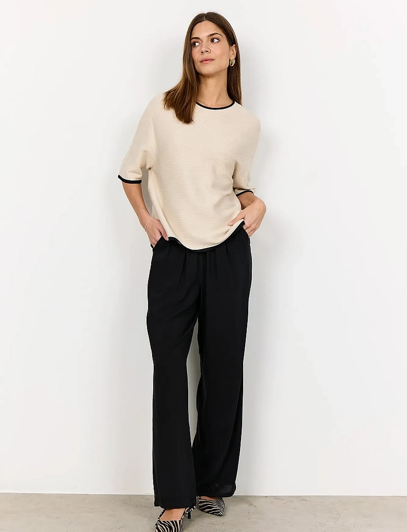 Soyaconcept - SC-DOLLIE - striktrøjer - 91620 cream melange - 4