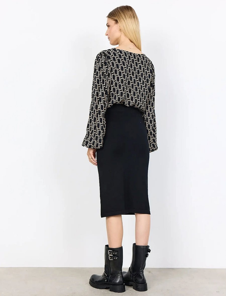 Soyaconcept - SC-DOLLIE - midi kjolar - 9999 black - 5