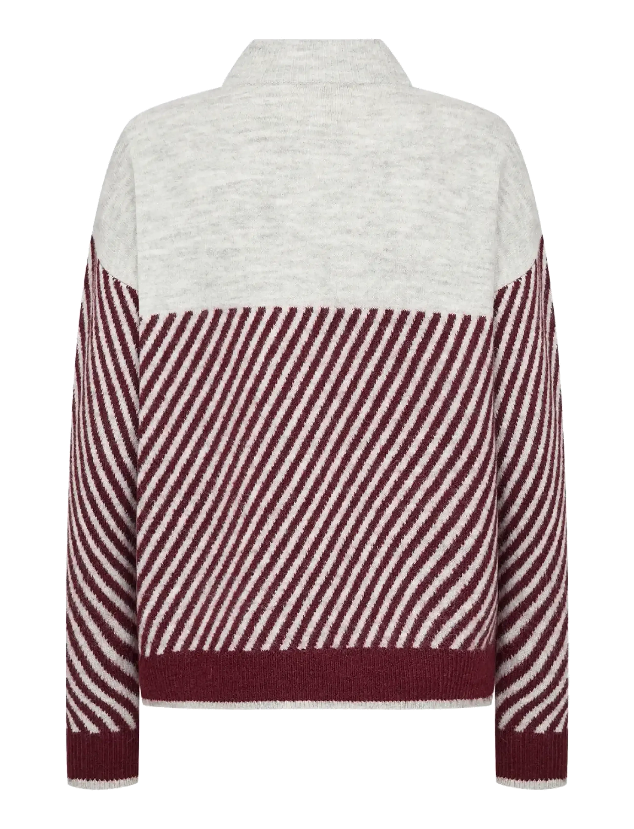 Soyaconcept - SC-NESSIE STRIPE - swetry - 94850c dark red mel combi - 2