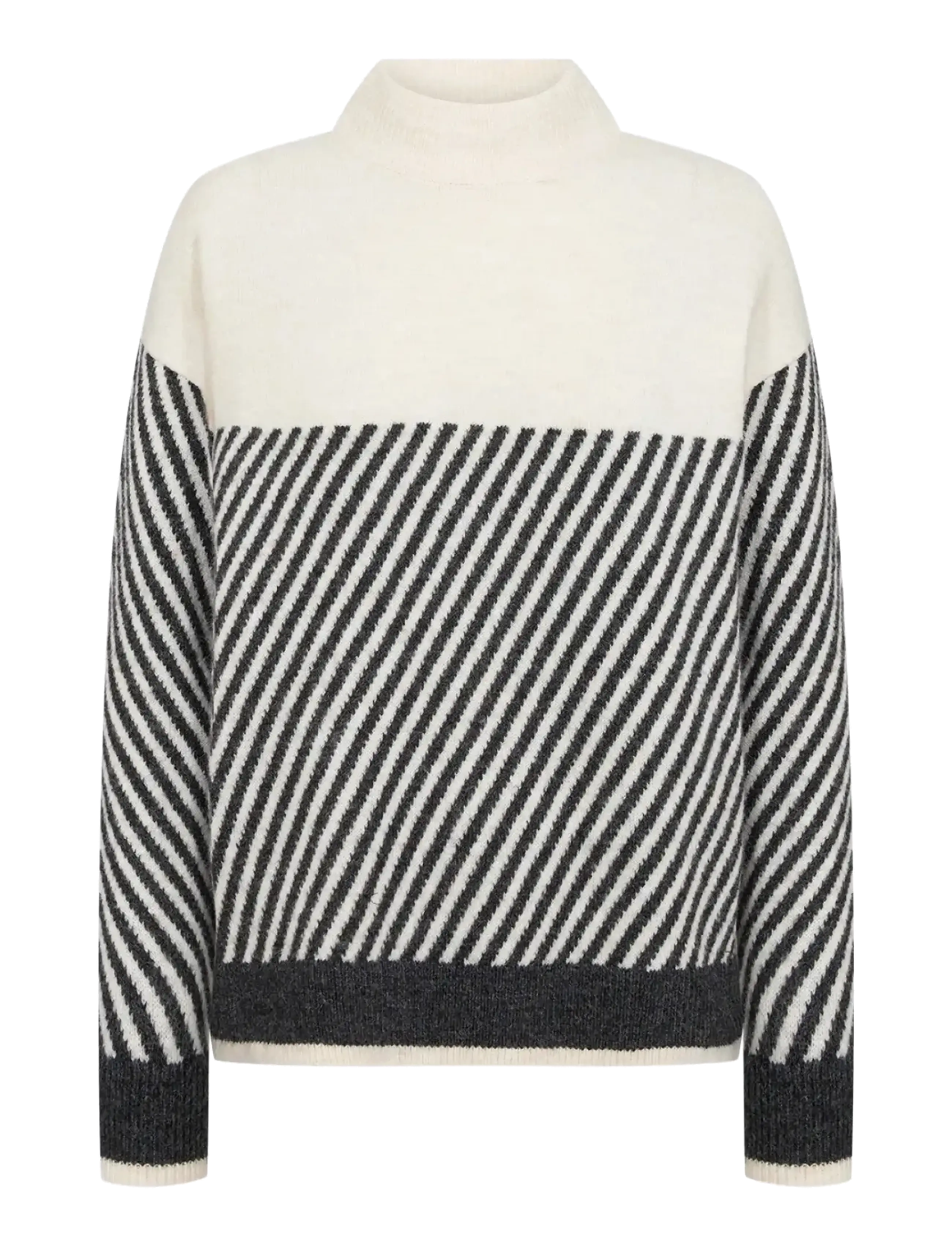 Soyaconcept SC-NESSIE STRIPE - Pullover - 91620 CREAM MELANGE COMBI / cream