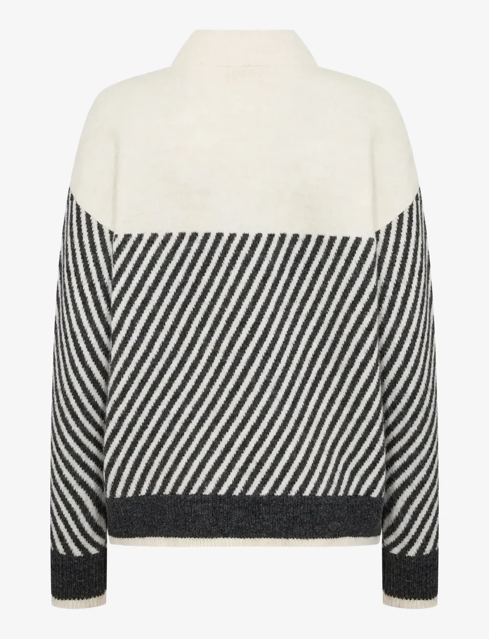 Soyaconcept - SC-NESSIE STRIPE - striktrøjer - 91620 cream melange combi - 2