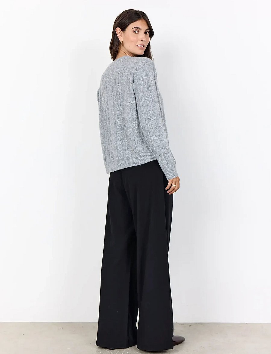 Soyaconcept - SC-VIKI - swetry - 99470 med. grey melange - 5