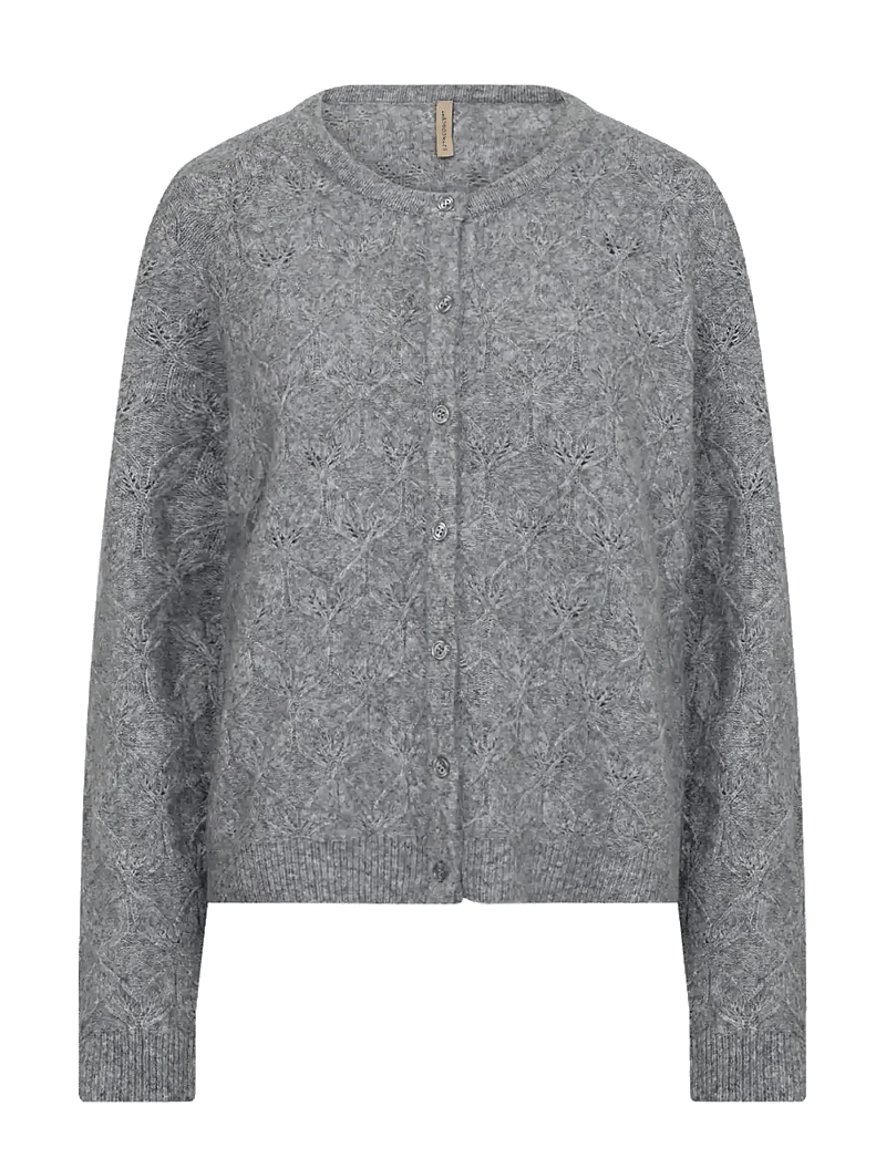 Soyaconcept - SC-VIKI - cardigans - 99470 med. grey melange - 1