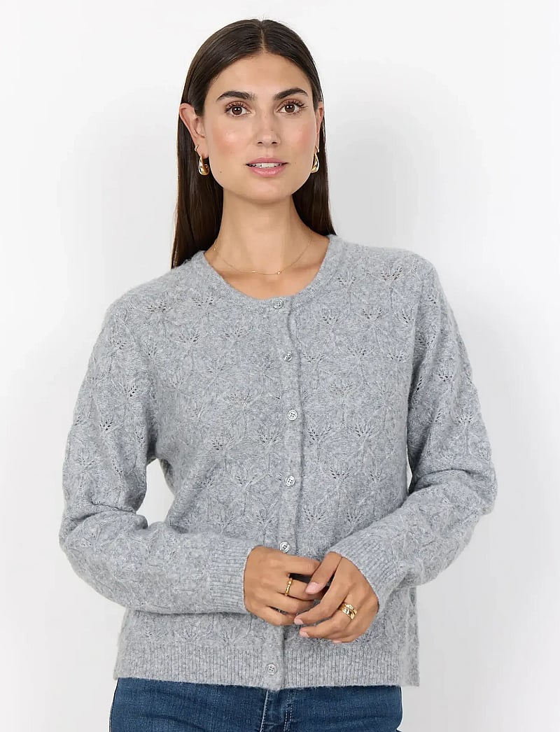Soyaconcept - SC-VIKI - cardigans - 99470 med. grey melange - 0
