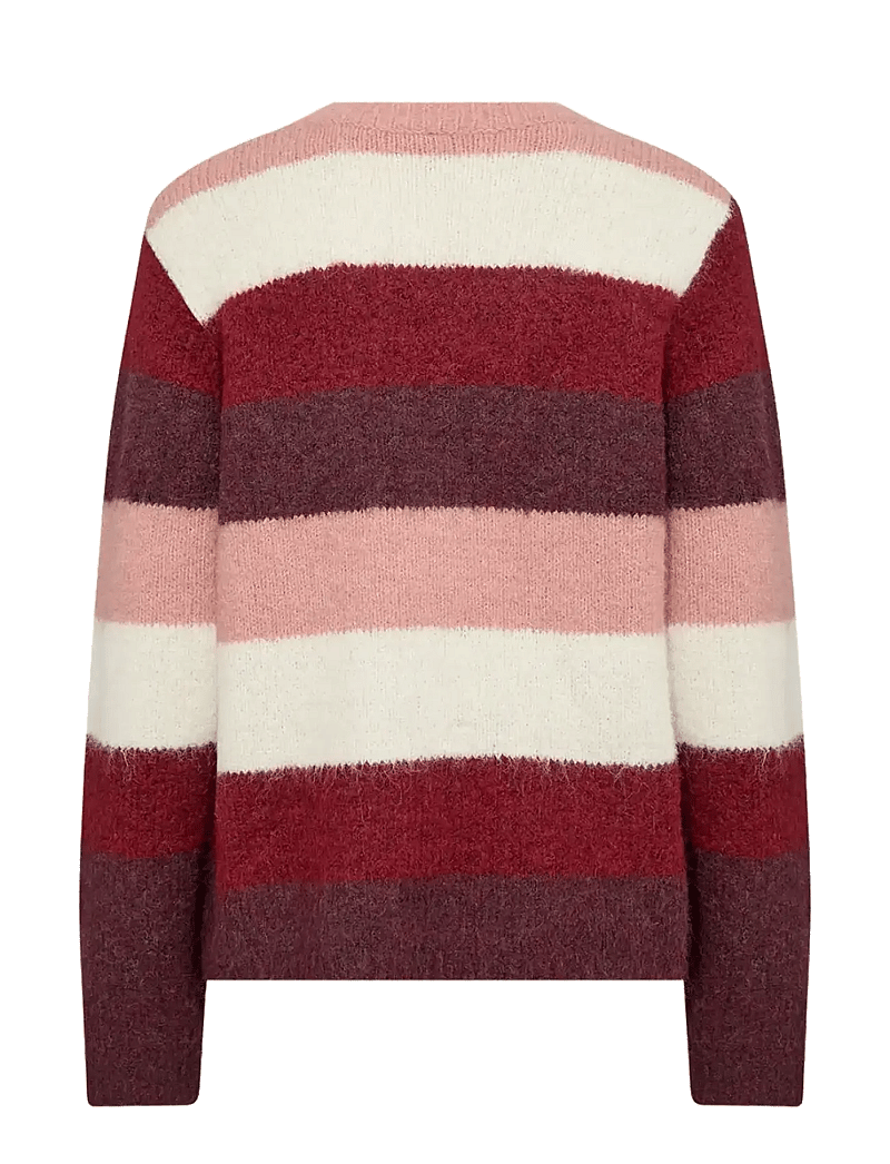 Soyaconcept - SC-ILENE - striktrøjer - 94850c dark red mel combi - 2