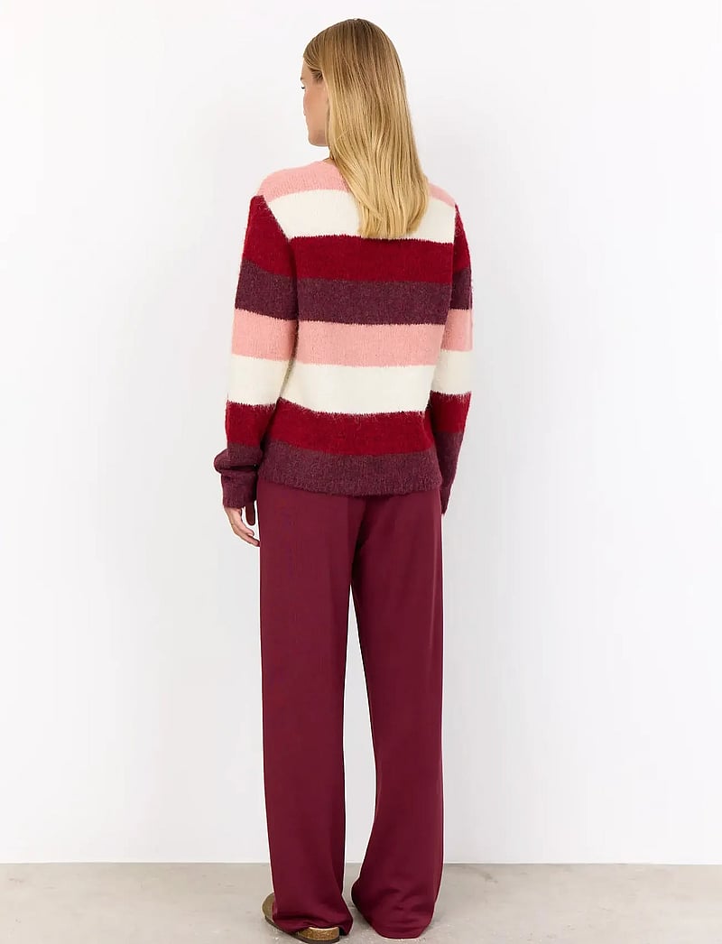 Soyaconcept - SC-ILENE - striktrøjer - 94850c dark red mel combi - 3