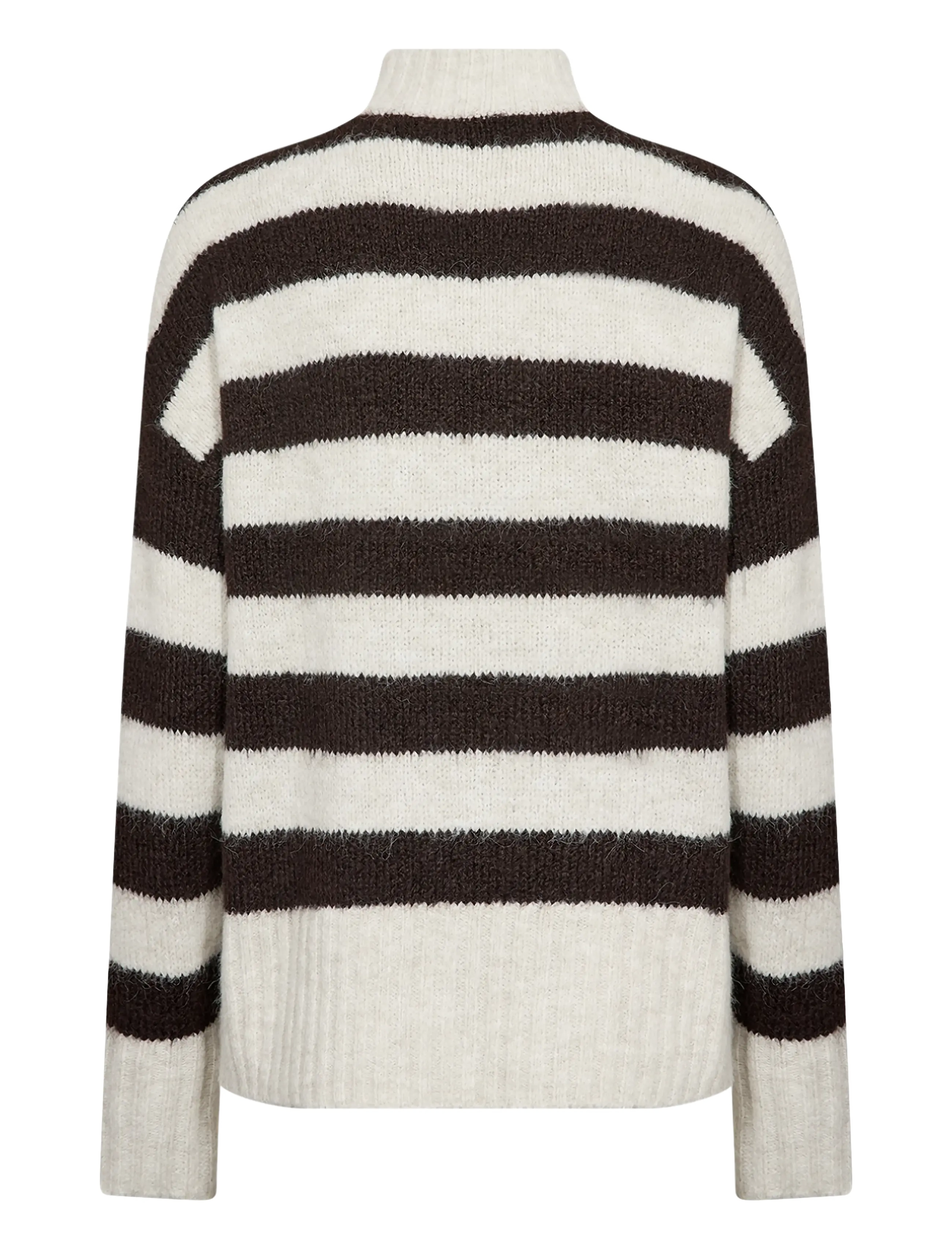 Soyaconcept - SC-ILENE YD - rollkragenpullover - 98980c chocolate plum mel com - 1