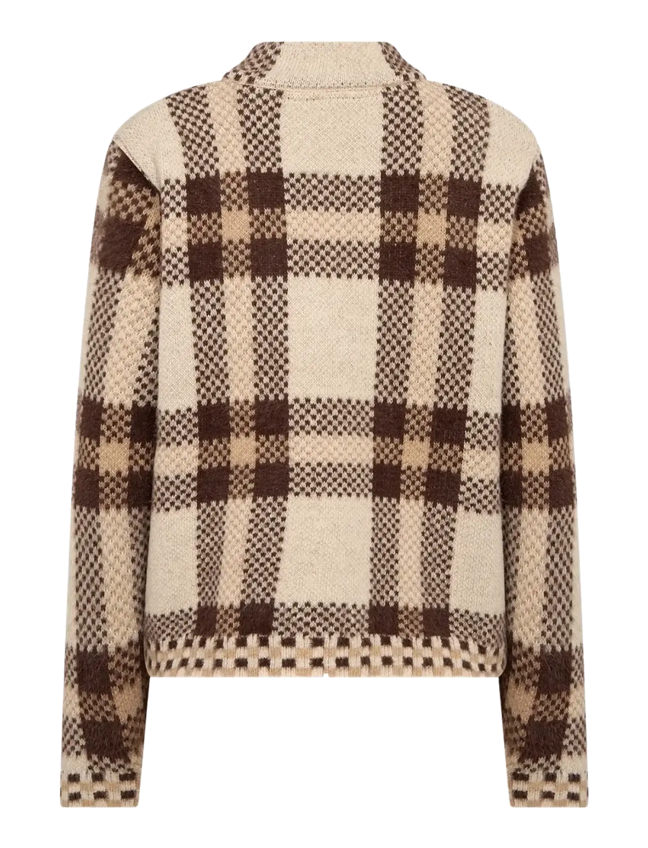 Soyaconcept - SC-VIBSA - gebreide vesten - 98404c desert brown melange c - 2