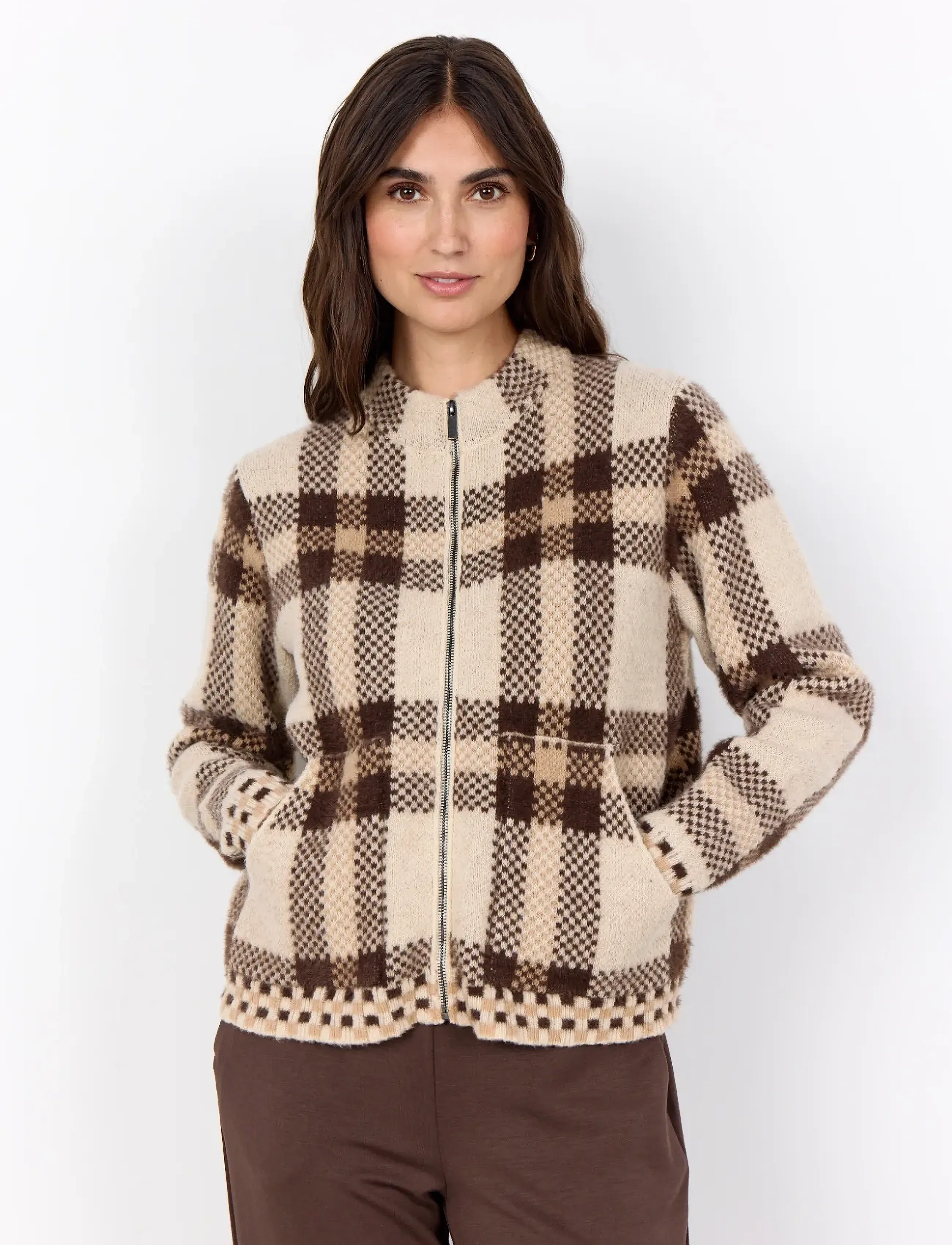 Soyaconcept Sc-Vibsa, XL, Knitwear, Beige - Cardigans, Frauen