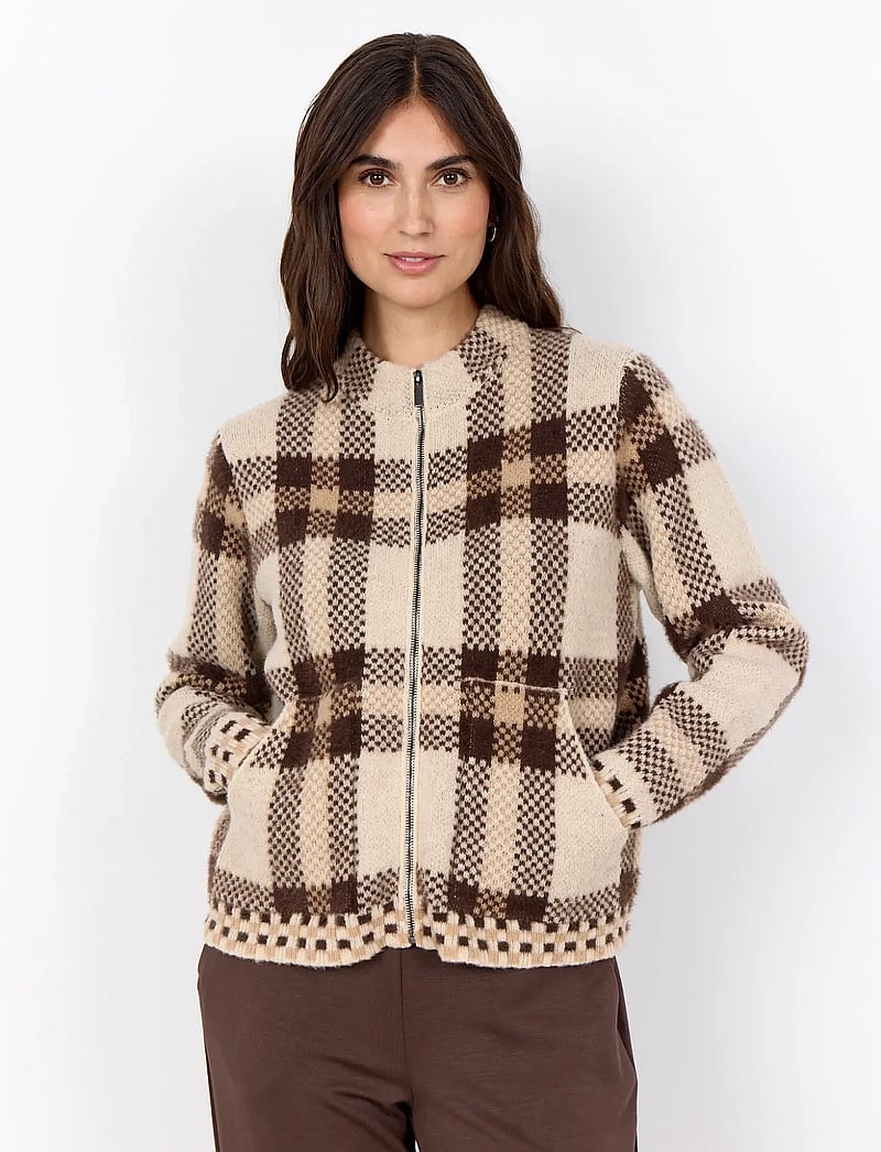 Soyaconcept - SC-VIBSA - cardigans - 98404c desert brown melange c - 0