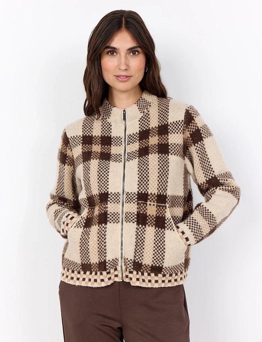 Soyaconcept - SC-VIBSA - strickjacken - 98404c desert brown melange c - 0