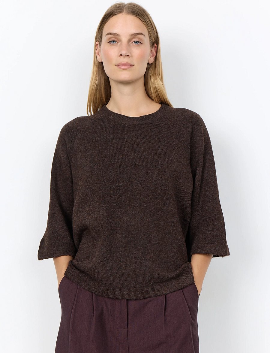 Soyaconcept - SC-ORLEAN - pullover - 98980 chocolate plum melange - 0