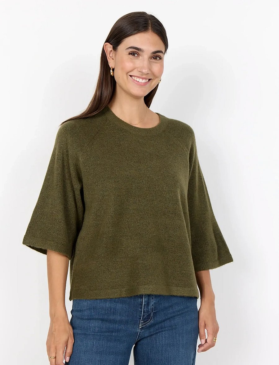 Soyaconcept - SC-ORLEAN - pullover - 97965 dark olive mel - 0