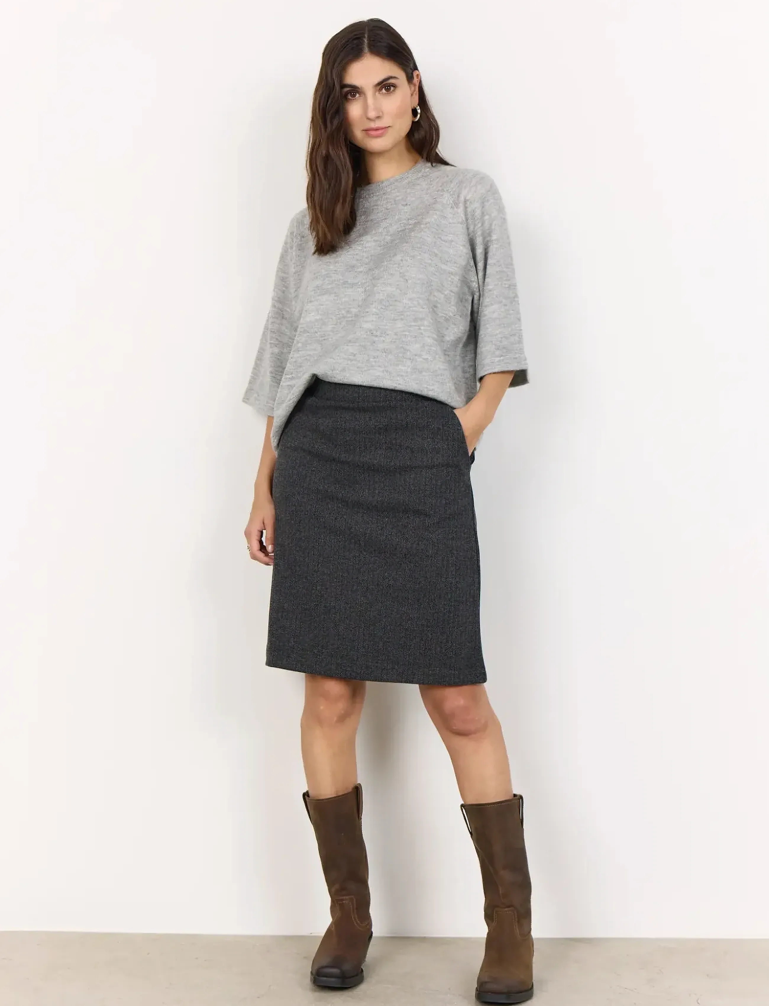 Soyaconcept - SC-ORLEAN - trøjer - 99110 lt grey melange - 4