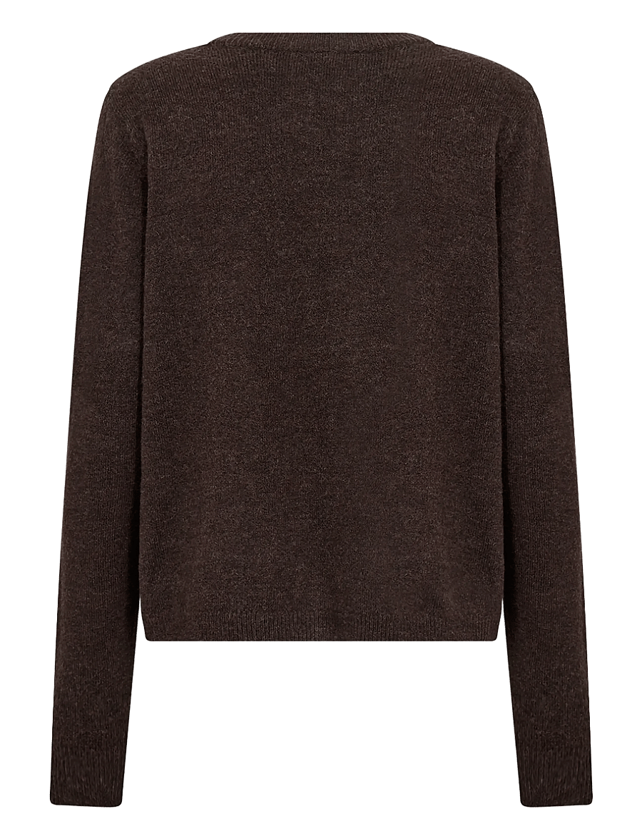 Soyaconcept - SC-ORLEAN - strickjacken - 98980 chocolate plum melange - 2