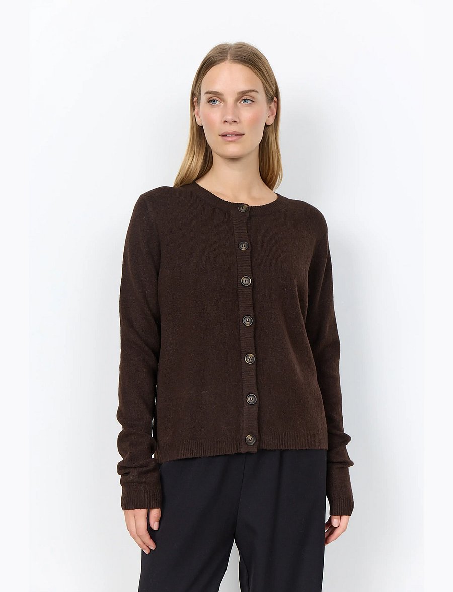 Soyaconcept - SC-ORLEAN - strickjacken - 98980 chocolate plum melange - 0