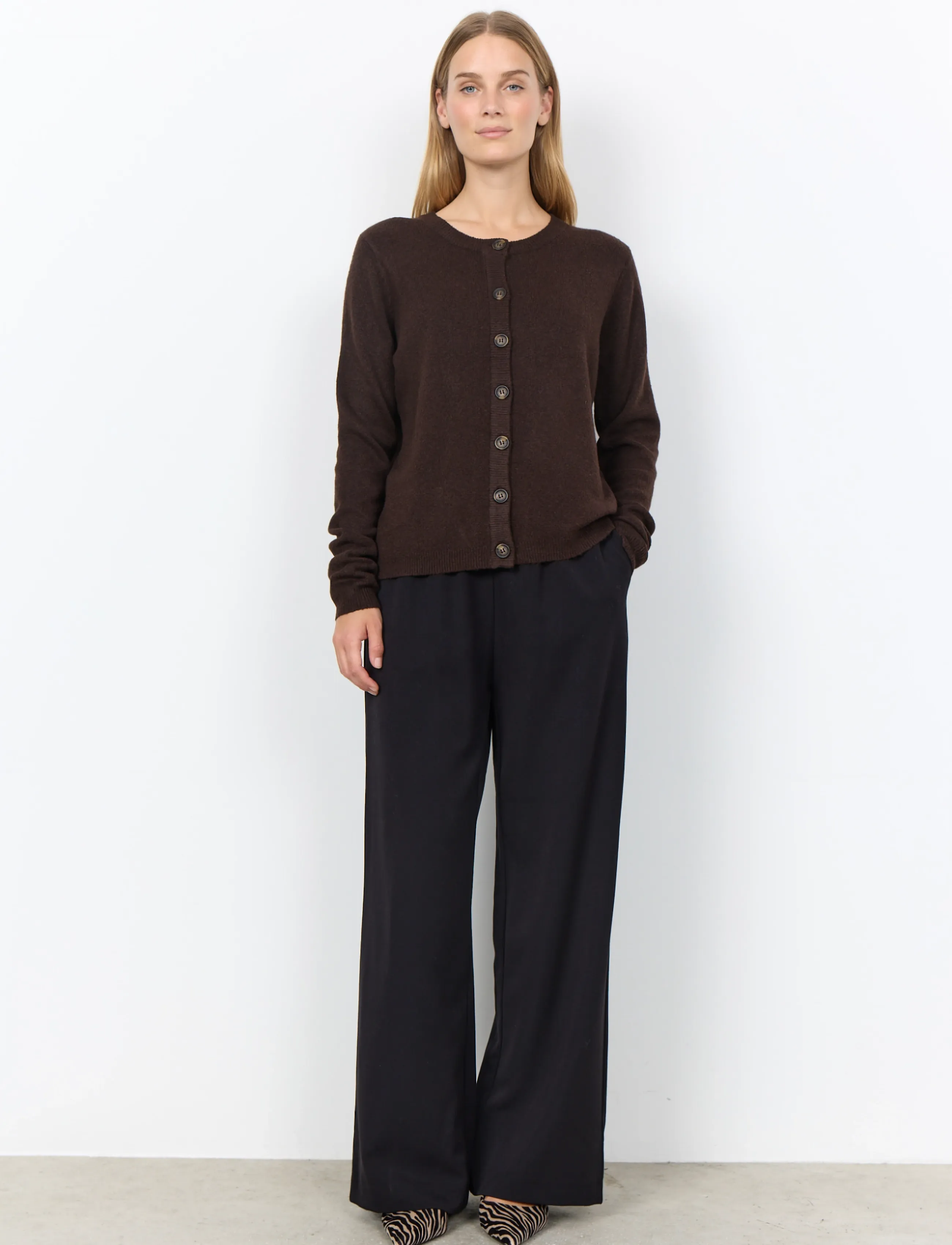 Soyaconcept - SC-ORLEAN - strickjacken - 98980 chocolate plum melange - 4