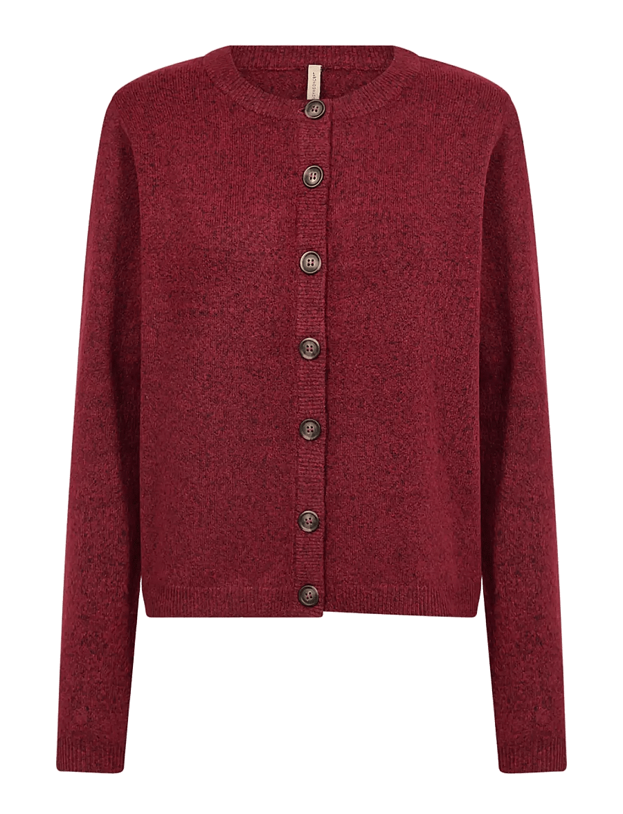Soyaconcept - SC-ORLEAN - strickjacken - 94495 madder brown melange - 1