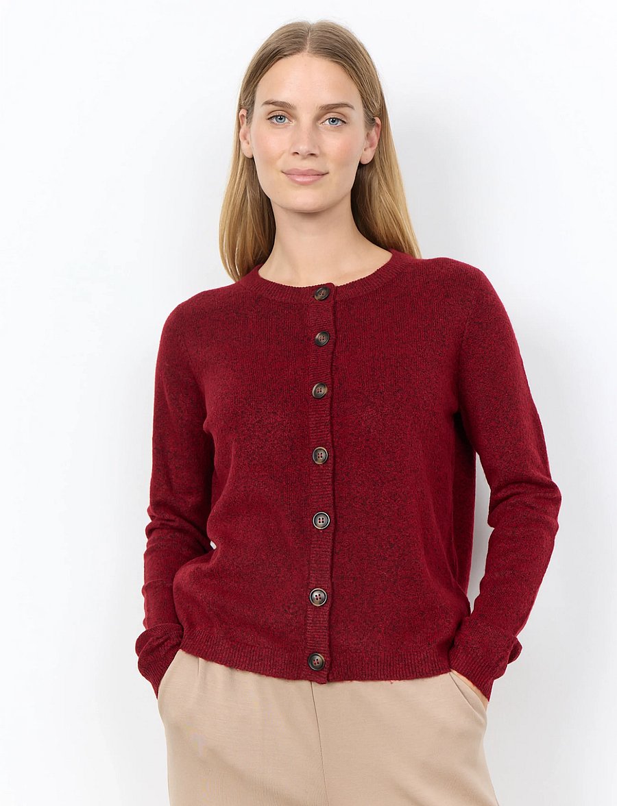 Soyaconcept - SC-ORLEAN - strickjacken - 94495 madder brown melange - 0