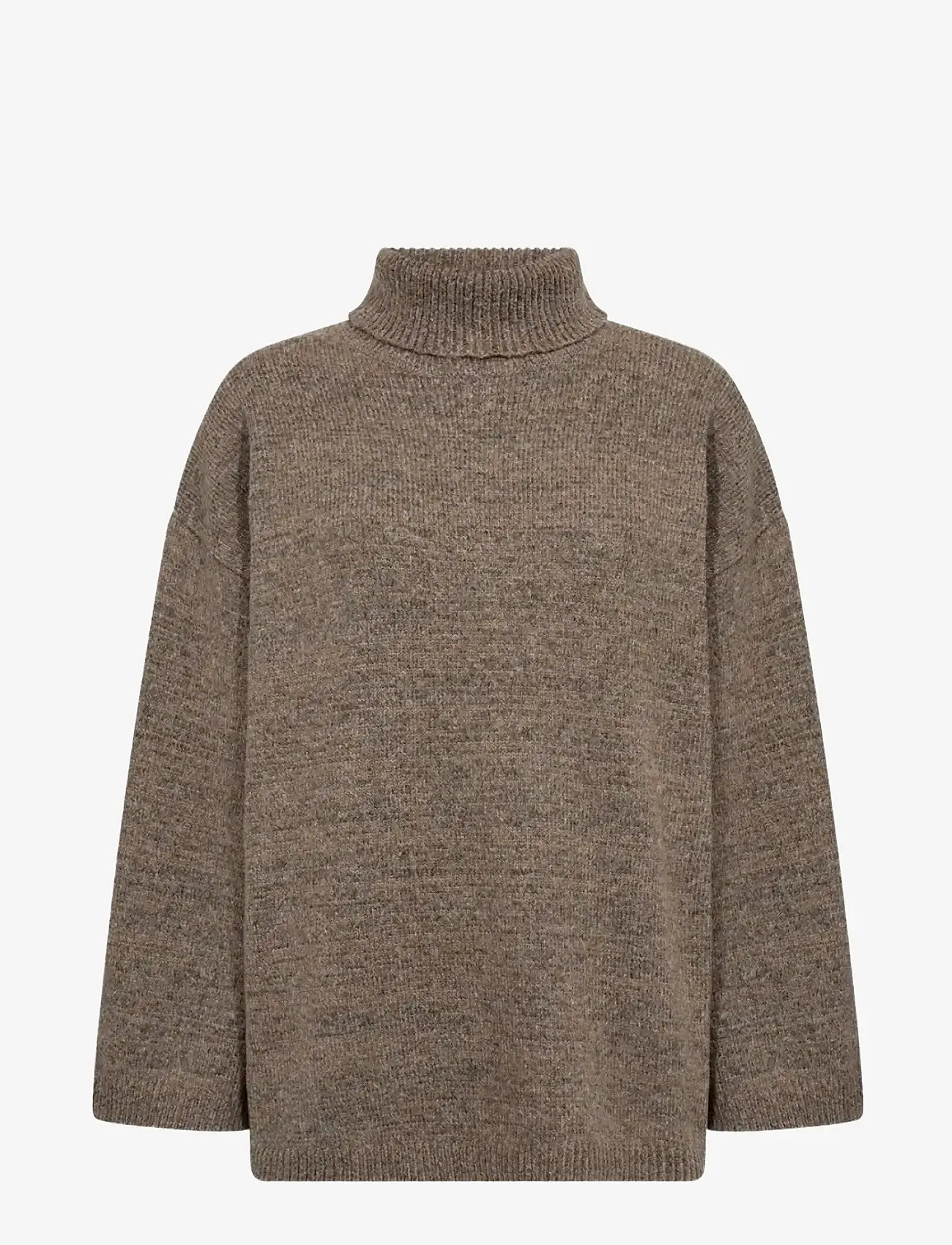 Soyaconcept - SC-VIDA - rollkragenpullover - 98404 desert brown melange - 1