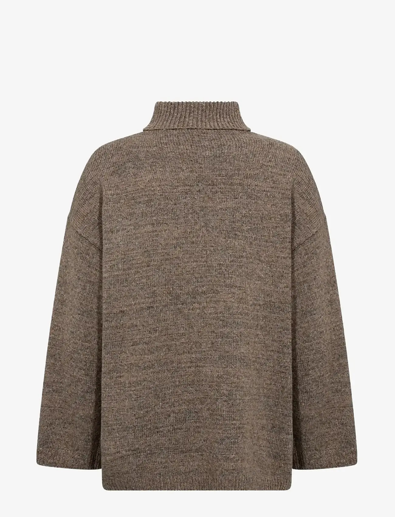 Soyaconcept - SC-VIDA - rollkragenpullover - 98404 desert brown melange - 2