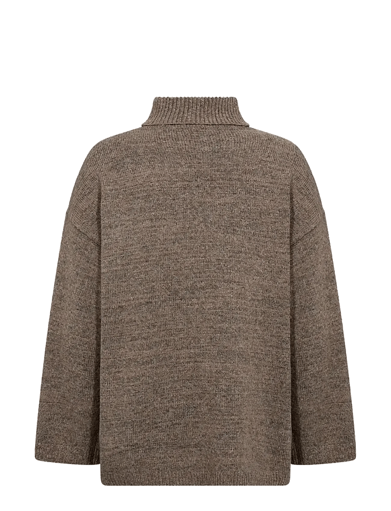 Soyaconcept - SC-VIDA - rollkragenpullover - 98404 desert brown melange - 2