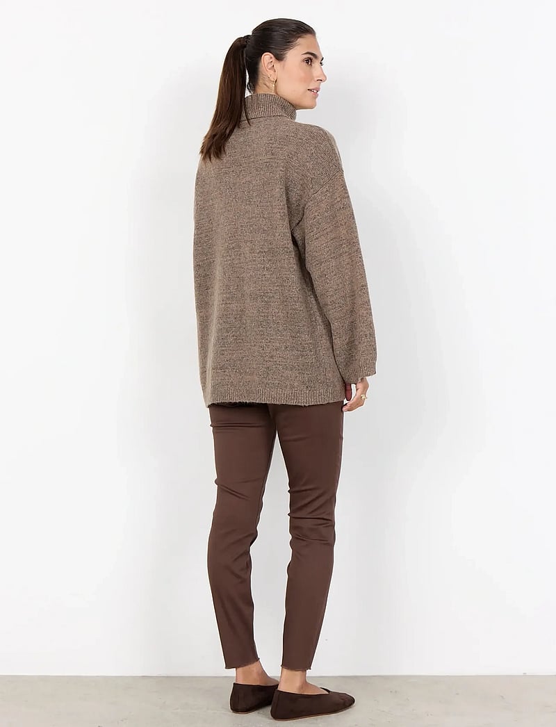 Soyaconcept - SC-VIDA - rollkragenpullover - 98404 desert brown melange - 3