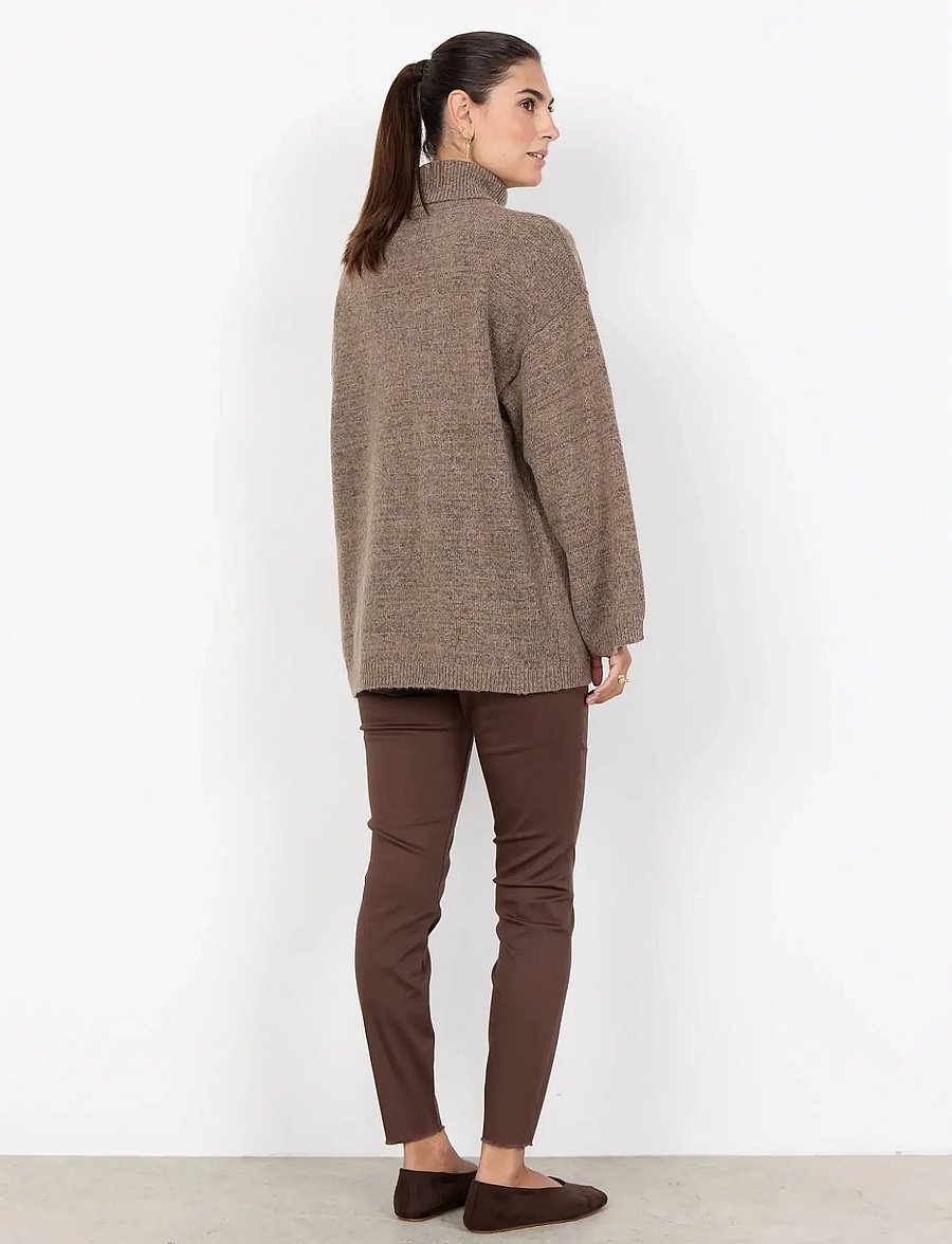 Soyaconcept - SC-VIDA - polotröjor - 98404 desert brown melange - 3