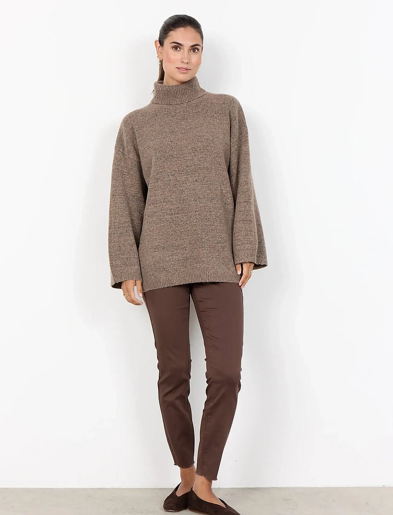 Soyaconcept - SC-VIDA - rollkragenpullover - 98404 desert brown melange - 4