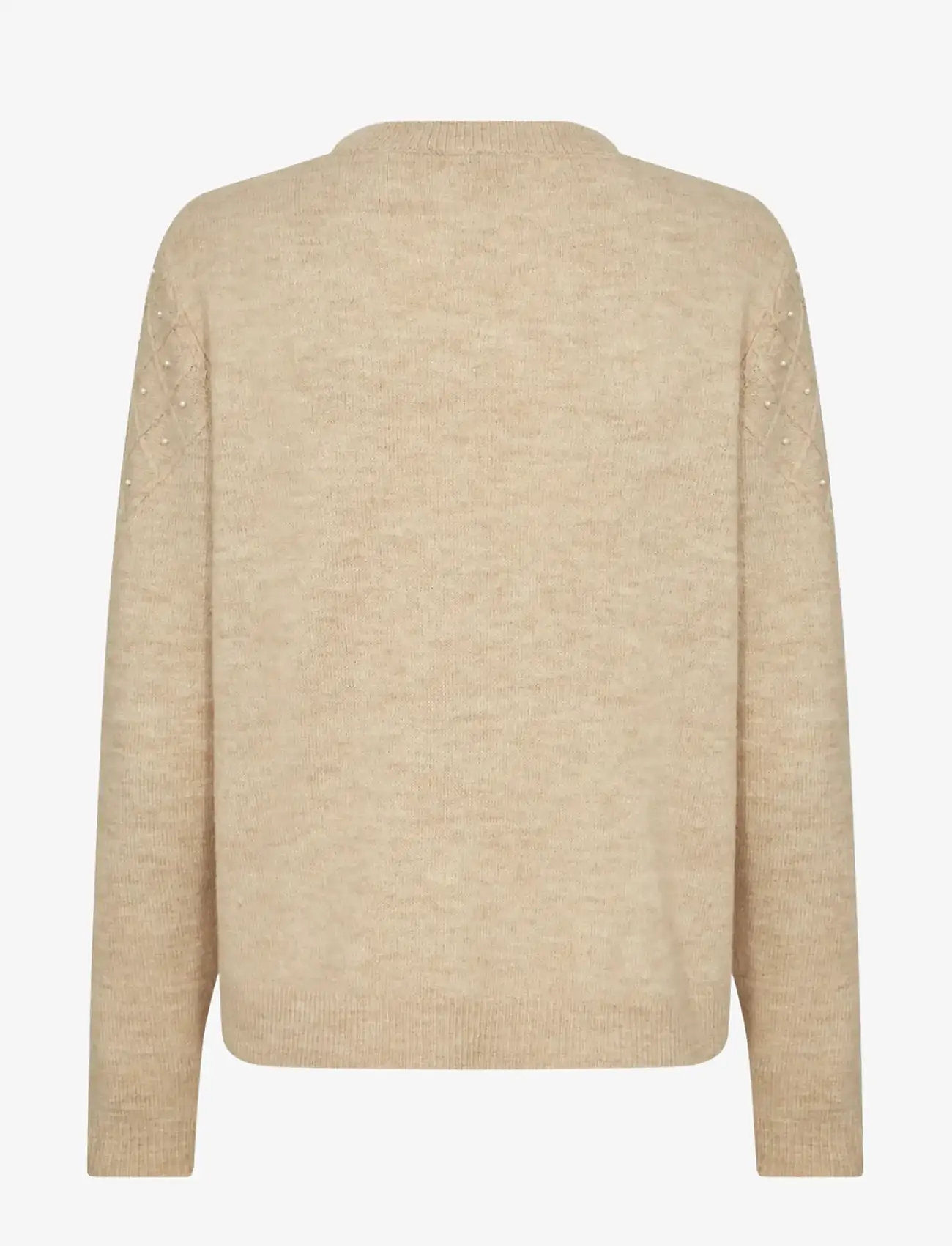 Soyaconcept - SC-NESSIE - stickade tröjor - 98008 sand melange - 2