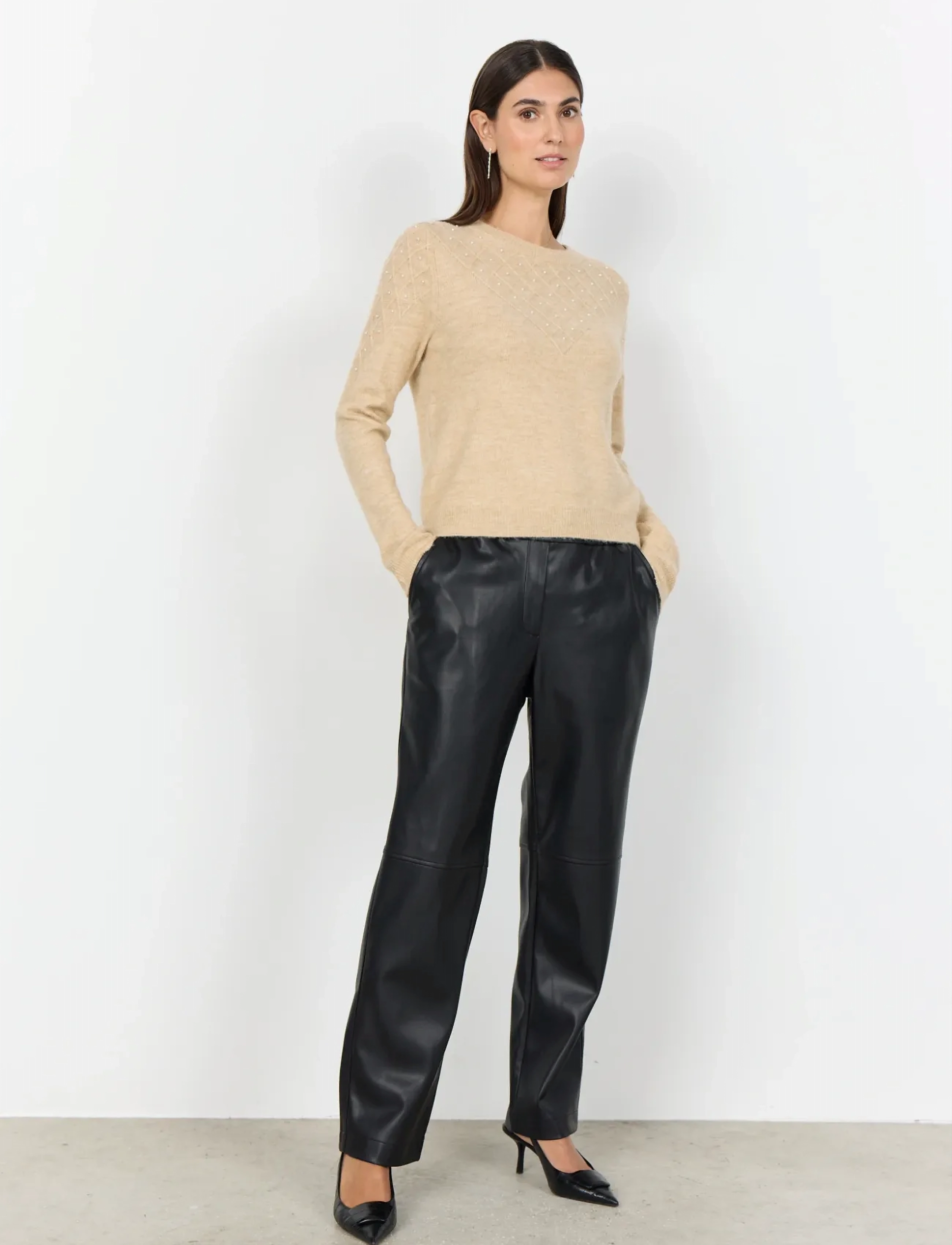 Soyaconcept - SC-NESSIE - trøjer - 98008 sand melange - 4