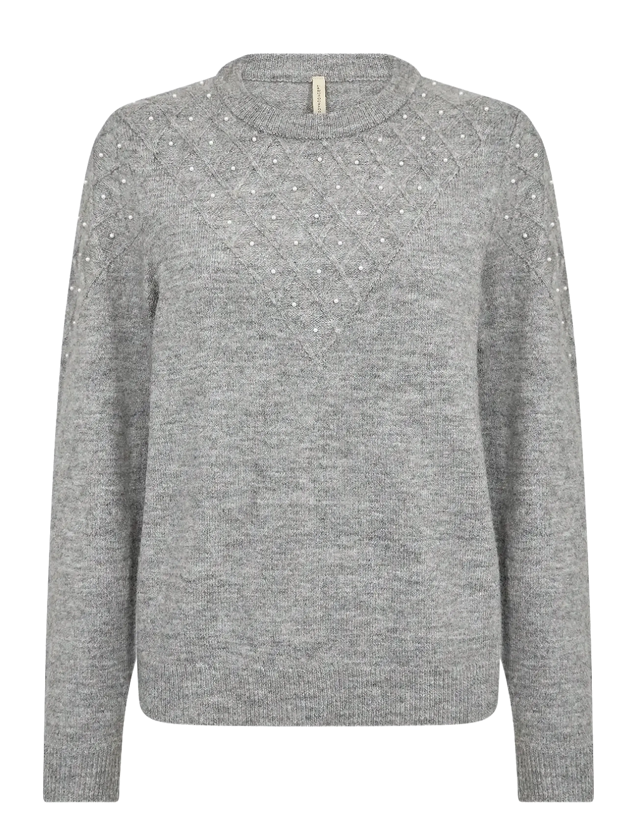 Soyaconcept SC-NESSIE - Pullover - 99470 MED. GREY MELANGE / grey