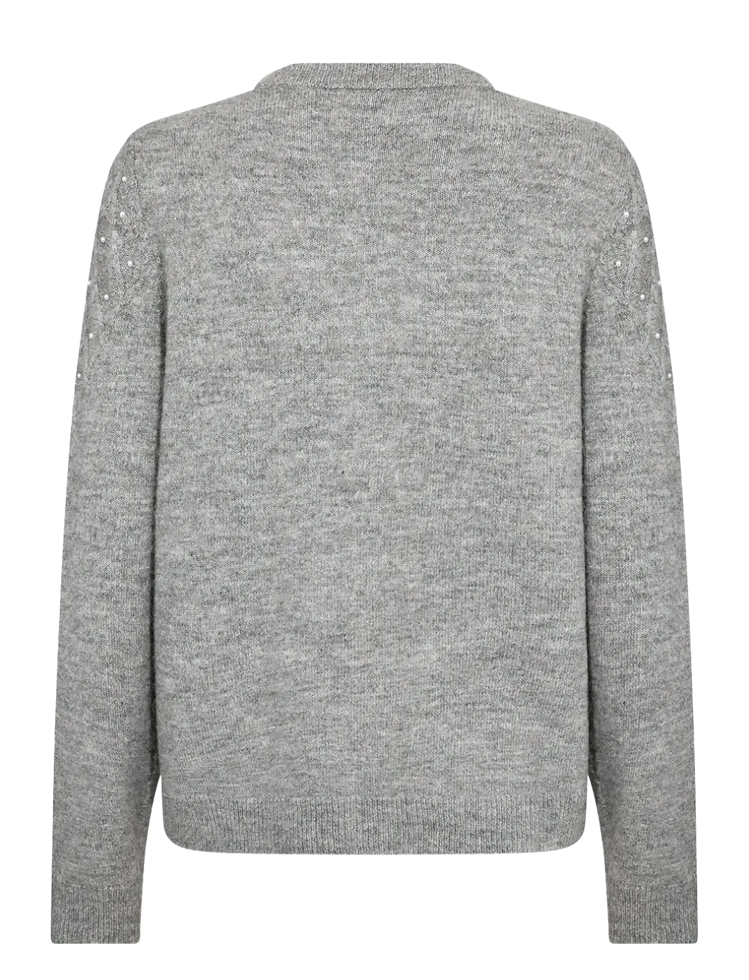 Soyaconcept - SC-NESSIE - striktrøjer - 99470 med. grey melange - 2