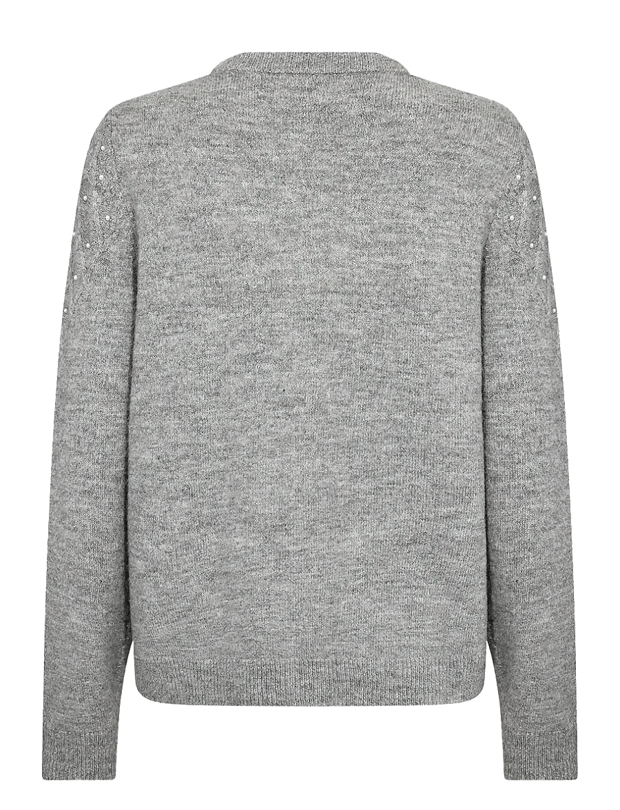 Soyaconcept - SC-NESSIE - striktrøjer - 99470 med. grey melange - 2