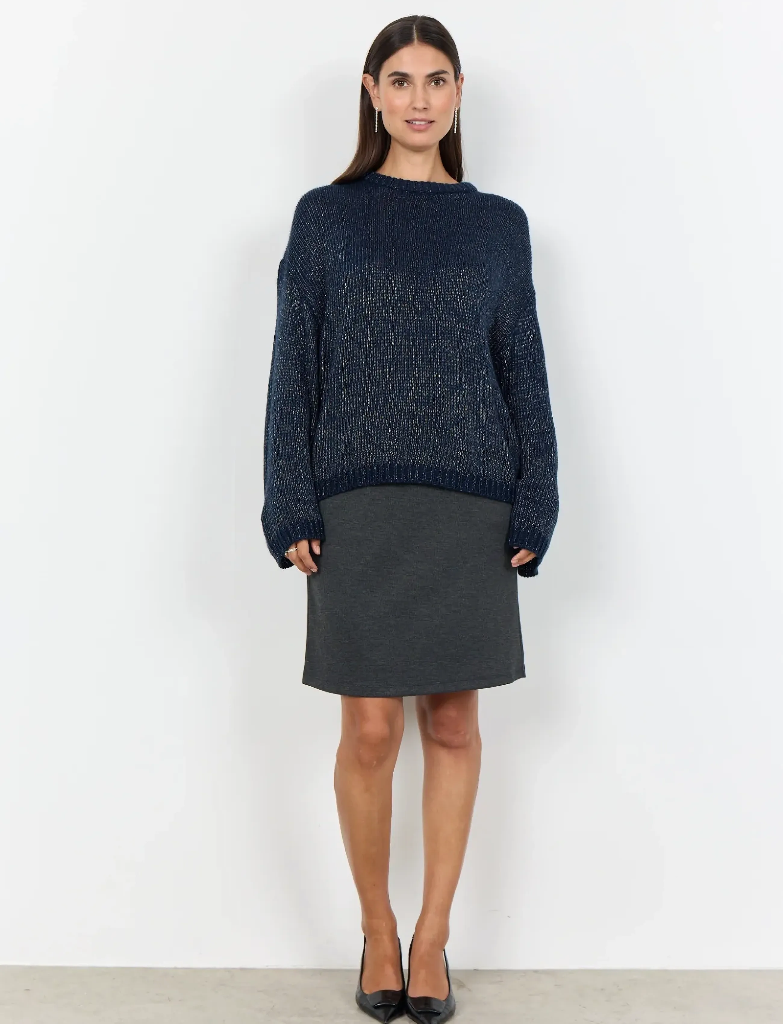 Soyaconcept - SC-NALIKKA - džemperiai - 6905c navy blazer combi - 4