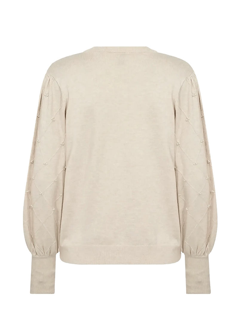 Soyaconcept - SC-DOLLIE - striktrøjer - 91620 cream melange - 2