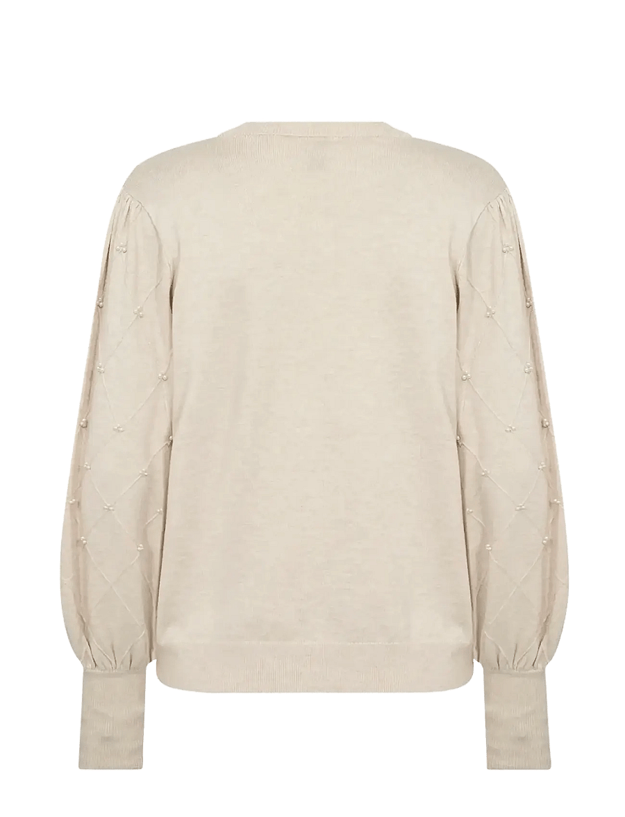Soyaconcept - SC-DOLLIE - striktrøjer - 91620 cream melange - 2