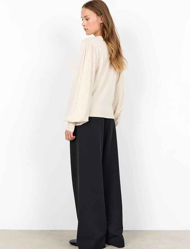 Soyaconcept - SC-DOLLIE - striktrøjer - 91620 cream melange - 3