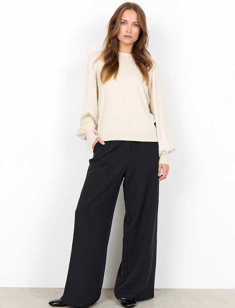 Soyaconcept - SC-DOLLIE - striktrøjer - 91620 cream melange - 4