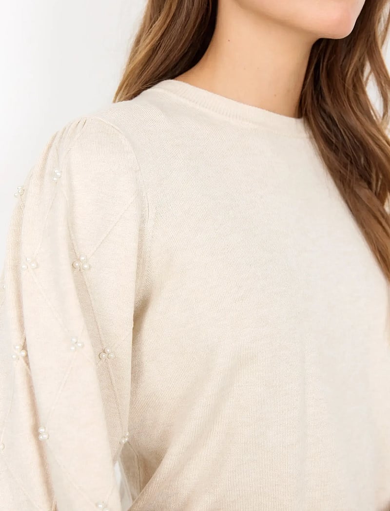 Soyaconcept - SC-DOLLIE - striktrøjer - 91620 cream melange - 5