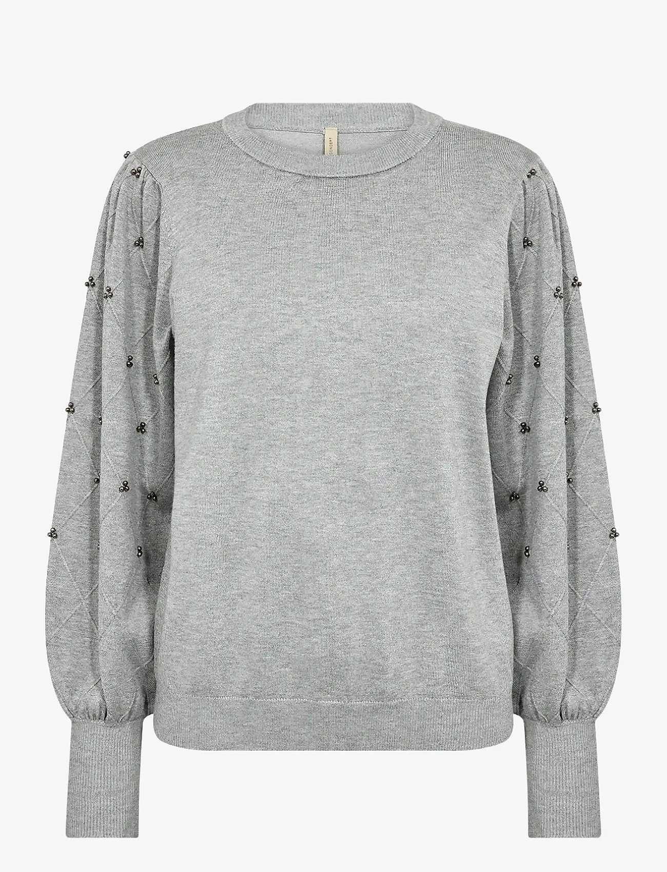 Soyaconcept - SC-DOLLIE - striktrøjer - 99470 med. grey melange - 1