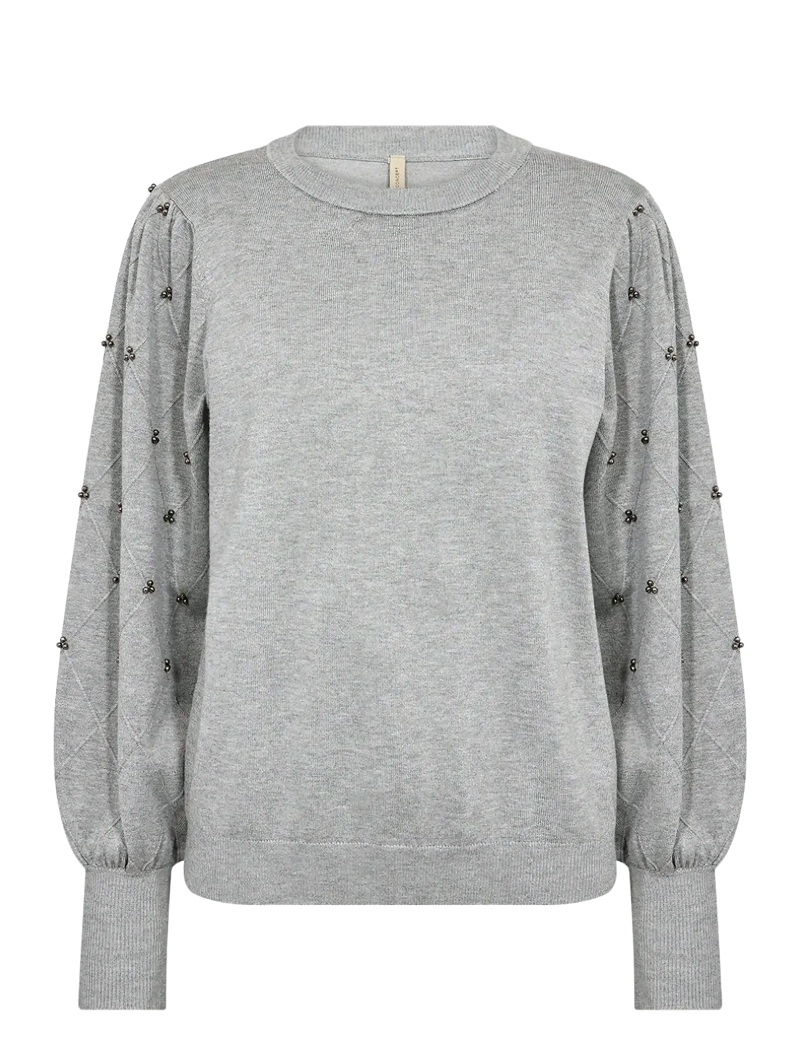 Soyaconcept SC-DOLLIE - Pullover - 99470 MED. GREY MELANGE / grey