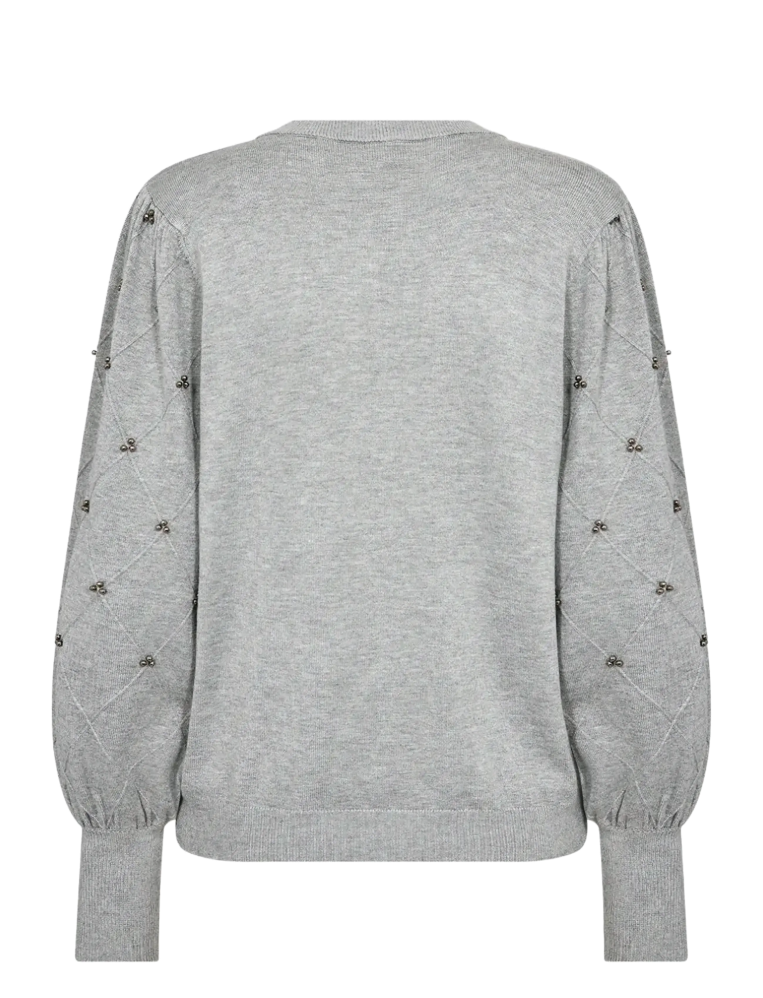 Soyaconcept - SC-DOLLIE - gebreide truien - 99470 med. grey melange - 2